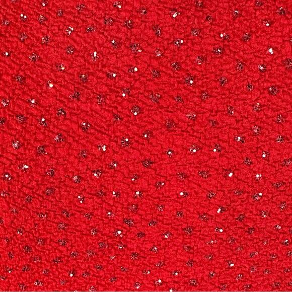 Vintage Jeffrey & Dara Evenings by Tom Barra Red Sequined Dress Size 10 - Picture 6 of 8